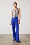 Spanish Leg Royal Blue Women's Trousers