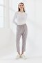 Gray Dadali Elastic Waist Pocket Trousers - 3