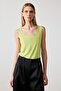 Lime U Collar - Sleeveless Women's Tank Top