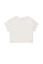 Girl's Ecru Crew Neck T-Shirt 50288437 -Vr019 - 3