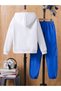 Children's Love Printed Oversize Sweatshirt Tracksuit Set - 2