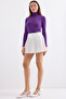 10311 Turtleneck Knitwear Sweater - Purple - 2