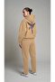 Unisex Oversize Sweatshirt Hoodie Nirvana in Utero Printed Beige – Hooded, Kangaroo Pocket, 3 Strands - 4