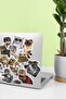 Cat Themed Sticker Set / Cats Stickers / Laptop Notebook Phone - 2