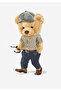 Charismatic Teddy Bear Sticker Car, Motorcycle, Helmet, Laptop, Glass Sticker 12X7 cm