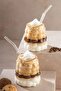 6 Pcs - 300 ml Cold, Hot Coffee Presentation Cup Grape Seed Cup - with Glass Straw - 2