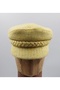 Yellow Wool Cap Women's Hat - 3