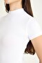 2 Pieces Stand Collar Short Sleeve Camisole T-Shirt - 5