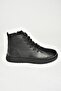 T 555366203   Black Genuine Leather Comfort Orthopedic Sole Women's Boots - 5