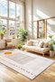 Bohemian Washable Non-Slip Sole Stain Resistant Living Room Rug Kitchen Rug and Runner Rug