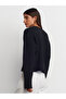 10645 V-Neck Soft Textured Knitwear Sweater-Black - 2