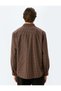 Long Sleeve Shirt Snap Button Detail Pocket Viscose Mixed - 4
