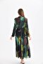 Women's Lycra Tulle Set Green 30419 - 7