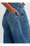 71717 Model Washed Wide Denim Trousers - Tint - 4