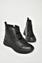 T 555130103   Black Genuine Leather Comfort Orthopedic Sole Women's Boots - 5