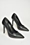 T 676192009   Black Thin Heeled Women's Stiletto - 6