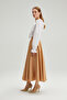 GREATED SATIN SKIRT - 4