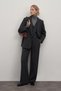 Kadın Antrasit Private Edition Oversize Ceket - 4