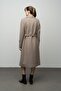 Mink 3028 - Men's Cashmere Coat, Square Patterned Collar - 8