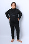 Girl's Hooded Tracksuit Set - Zip and Rib C59