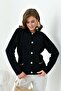 Women's Accessory Detailed Cardigan Black 20749 - 3