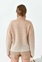 Women's Zipper Detailed Cardigan Camel 20870 - 7