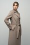 Mink 3028 - Men's Cashmere Coat, Square Patterned Collar - 7