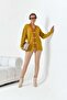 Women's Button Detailed Cardigan Olive 20865 - 3