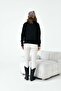 Women's Brass Knit Turtleneck Sweater Black 20909 - 7
