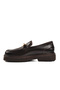 Premium 7710 Brown Genuine Leather Men's Loafer Shoes - 2