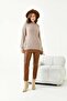 Women's Basic Half Turtleneck Sweater A. Mink 20878