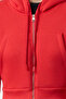 Kırmızı Regular/Normal Kalıp Kapüşonlu Kalın içi Polarlı Örme Hırka/Sweatshirt TWOAW25SW00068 - 3