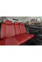 Suzuki Swift Compatible Luxury Leather Car Seat Cover Front/Rear Set Exc Red - 2