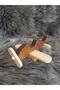 Wooden Toy Wheeled Airplane, 2 3 4 5 Girl-Boy Gift Montessori Toys - Brown