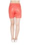 Women's Dark Destina Shiny Pocket Detailed Shorts - 5