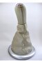 Renault Megane 2 Leather Gear Shift Knob and Gaiter Set (Cream Leather) - 3