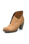 102 Genuine Natural Leather Mink Thick Heeled Women's Boots - 2