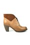 102 Genuine Natural Leather Mink Thick Heeled Women's Boots - 3