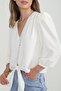 Naomi Beyaz Bluz - 3