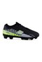 231-1139 Men's Black-Yellow (36-39) Sock-Footed Football Shoes