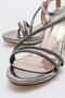 Women's Stone Heeled Shoes PLATINUM MIRROR - 3