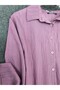 Long buttoned shirt with striped pattern - cherry - 3