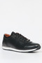 Semarj Genuine Leather Black Men's Casual Shoes - 2
