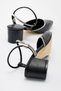 Stone Detail Women's Heeled Shoes Black Skin - 4