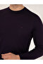 Purple Slim Fit Crew Neck Wool Blend Basic Knitwear Sweater 50257301-Vr038 - 7
