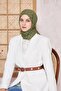 شال إليجانس مونوغرام - كتان أخضر 952 - 2