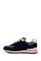 Peru Genuine Leather Navy- White Women's Sports Shoes - 4