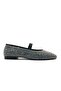 Feles Stone Detailed Home Women's Flat Shoes BLACK - 3