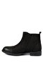 حذاء رجالي من الجلد الطبيعي باللون الأسود المغسول من Nubuck للاستخدام الخارجي - 4