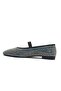 Feles Stone Detailed Home Women's Flat Shoes BLACK - 4